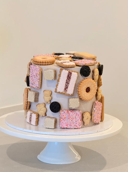 Betty's Biscuit Tin — handcrafted shortbread and biscuit assortment gift tin, Bakeology Studios Melbourne