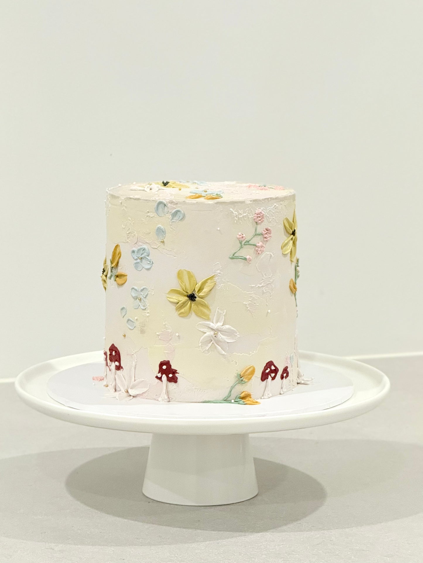 Ophelia romantic floral celebration cake Melbourne — Bakeology Studios handcrafted