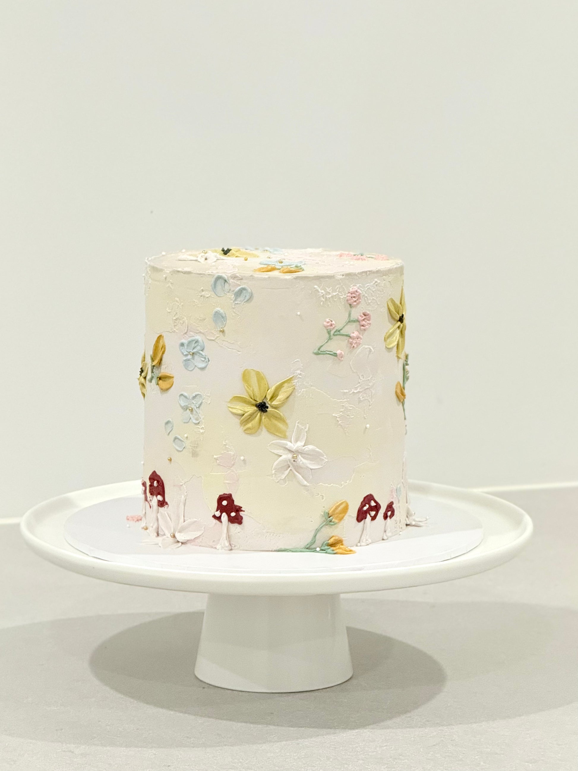 Ophelia romantic floral celebration cake Melbourne — Bakeology Studios handcrafted
